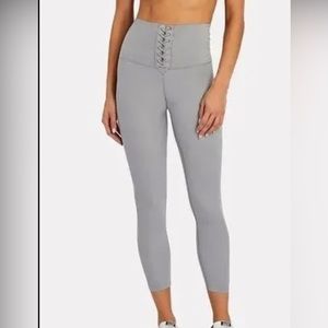NWT WeWoreWhat gray Lace Up Leggings